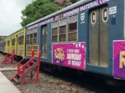 Trem do Forr&oacute; leva passageiros para curtir 'arrai&aacute;' sobre trilhos no Grande Recife
