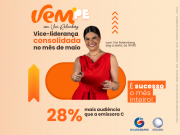 Vem PE, com Vivi Rolemberg, faz um m&ecirc;s e garante vice-lideran&ccedil;a no hor&aacute;rio
