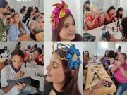 ONG Maria Joana realiza oficina de maquiagem carnavalesca para mulheres em situação de vulnerabilidade