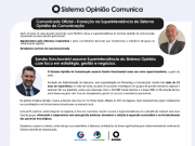 O Sistema Opini&atilde;o de Comunica&ccedil;&atilde;o anuncia Sandro Krechowieki como seu novo superintendente