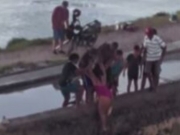 PM de folga salva casal de afogamento em praia do Recife