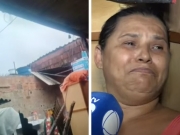 Parte de uma casa desaba no Ibura e moradora relata o desespero