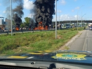 Protesto de carroceiros interdita avenidas nesta segunda-feira