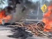 Falta de &Aacute;gua Causa Protesto e Bloqueio na AL-101 Sul
