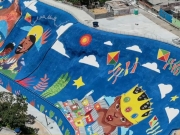 Ap&oacute;s trag&eacute;dia marcante, Jardim Monte verde ganha vida nova com arte e seguran&ccedil;a