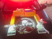 Batalh&atilde;o de Choque apreende mais de 13 kg de maconha e arma no Tabuleiro do Martins