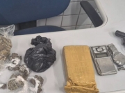 Polícia Militar apreende menor e homem com arma e drogas