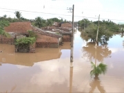 Em Goiana, 481 pessoas estão desabrigadas devido às fortes chuvas