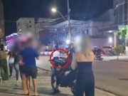 Homem rouba celular de m&atilde;e que acompanhava a carreta furac&atilde;o.