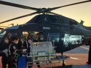 Recém-nascida é transportada de helicóptero entre Palmares e Recife