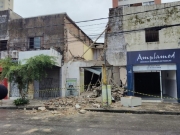 Laje desaba em obra na Boa Vista e deixa quatro feridos no Recife