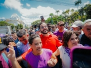 Raquel Lyra convence T&uacute;lio Gad&ecirc;lha a manter sua candidatura ao Senado 